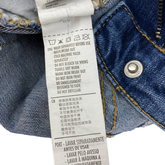 COTTON:ON KIDS Girls Toddler Distressed Denim Jeans Size 2 - Two Pair of Jeans - Picture 15 of 16